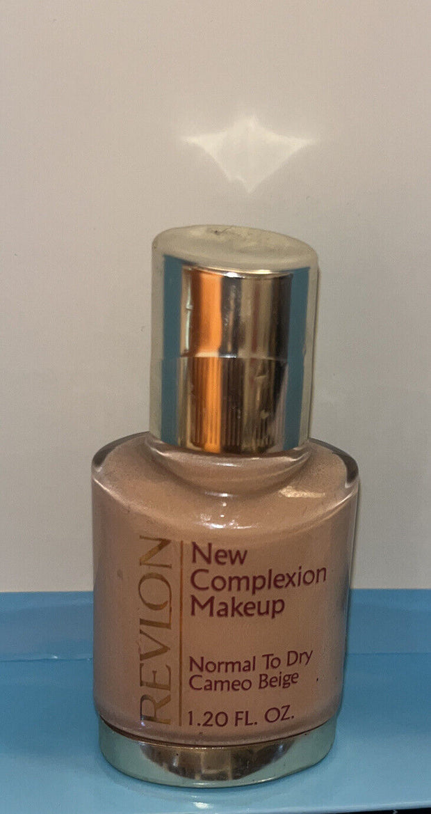 REVLON New Complexion Liquid Makeup -Cameo Beige -Normal to Oily *RARE ORIGINAL