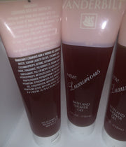 3X Vanderbilt Luxurious Bath And Shower Gel 4.0 Oz / 118 Ml Each