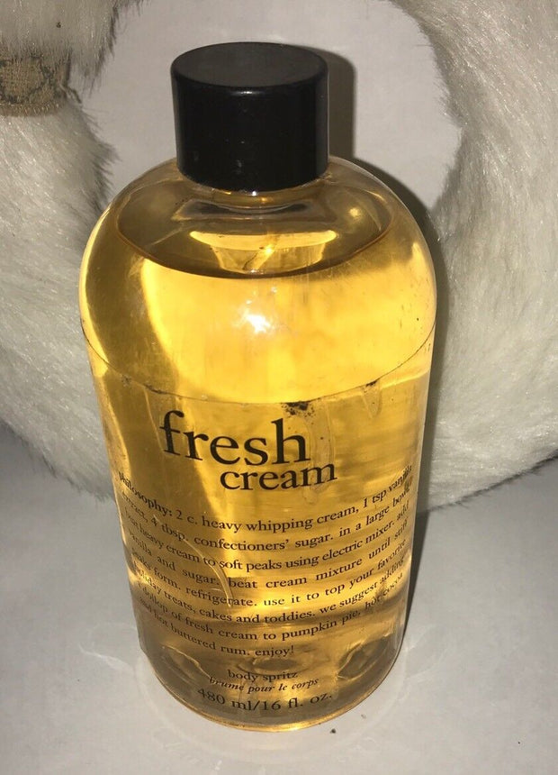 Philosophy 16 oz FRESH CREAM Body Spritz Spray New Sealed NO PUMP  SEE DETAIL