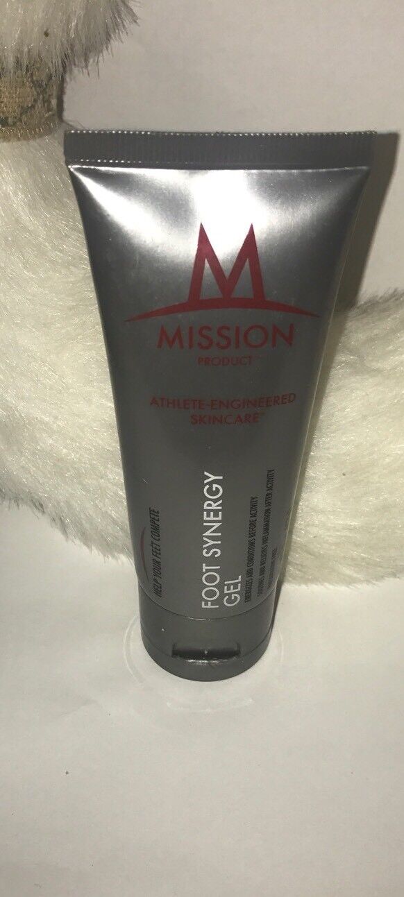 Lot of 3 Mission Athlete-Engineered Skincare Foot Synergy Gel ~ 2 oz each