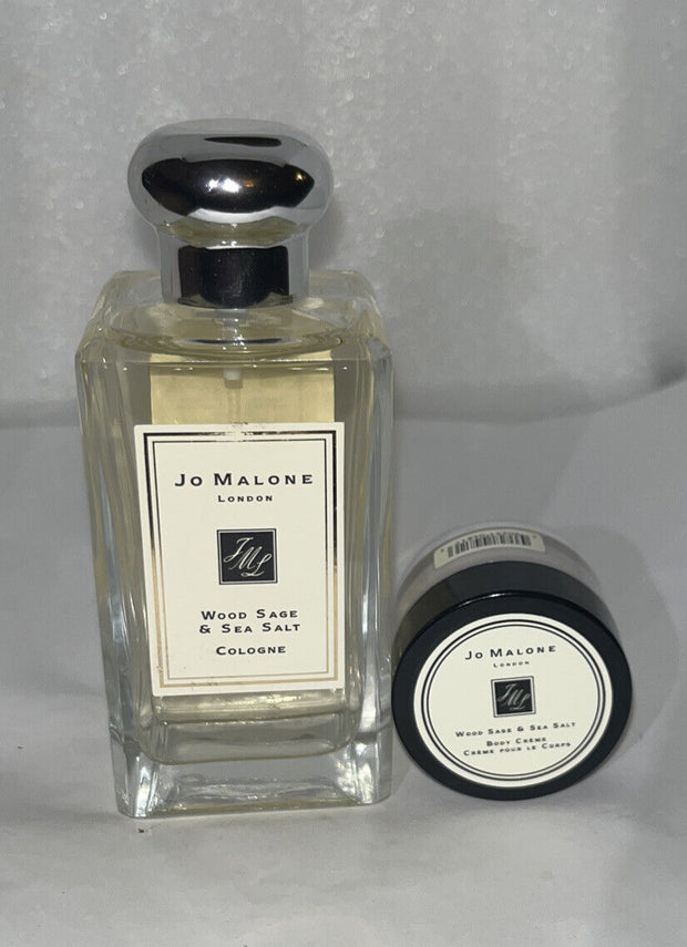 Jo Malone Wood Sage & Sea Salt 3.4oz Women's Eau de Cologne, 0.5 Oz Body Cream