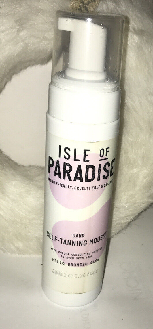 Isle of Paradise Self- Tanning Mousse 6.76 oz Dark . NEW