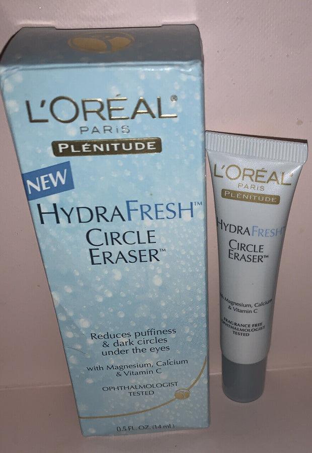 Loreal Plenitude HydraFresh Circle Eraser .5 oz 14ml New in Box