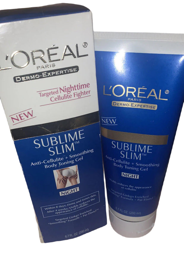 LOreal Sublime Slim AntiCellulite Smooth Body Toning Gel Night 6.7oz