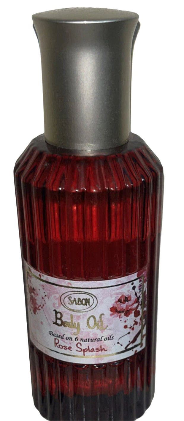 Sabon Rose Splash Body Oil  3.5oz/100ml New