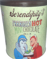 Lot of 2 Serendipity 3 Frrrozen Hot Mint Chocolate Mix 18oz Canister