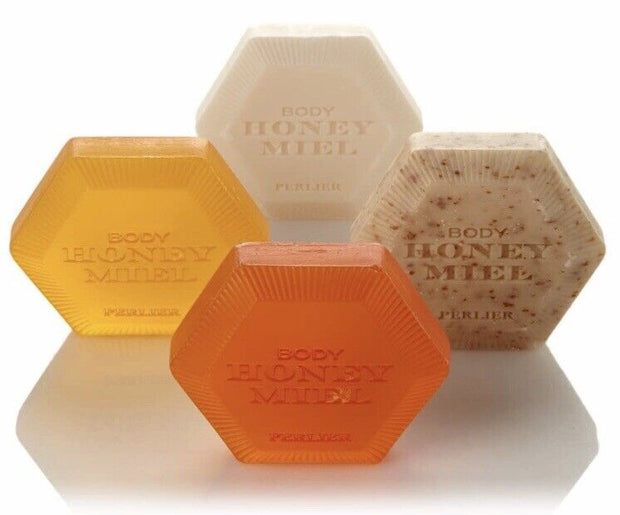 Perlier Honey Organic Soap 4 Bar Gift Set