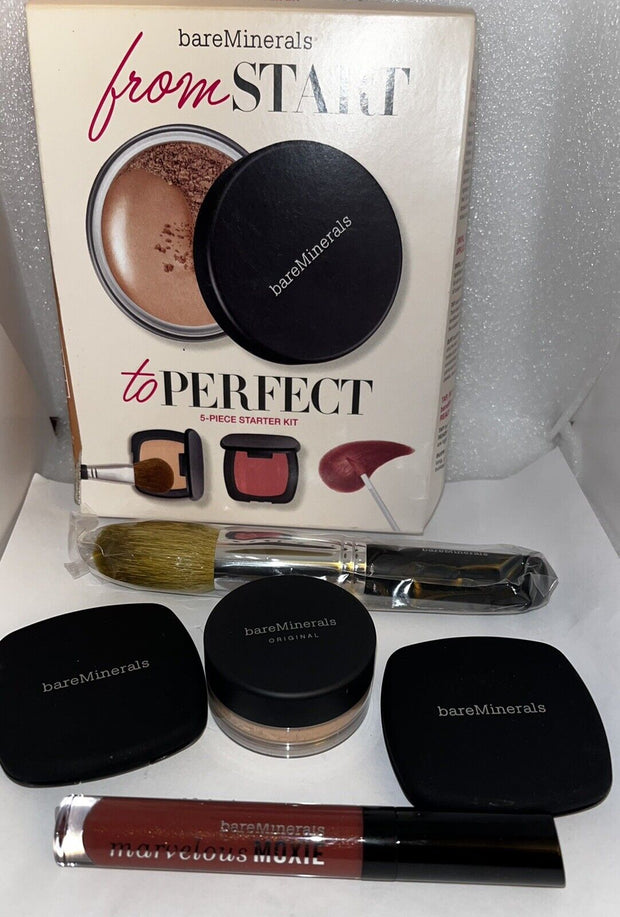 Bare Minerals From Start To Perfect 5 Piece Starter Kit ~ Medium Tan