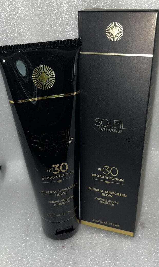 SOLEIL TOUJOURS MINERAL SUNSCREEN GLOW SPF 30 BROAD SPECTRUM 3.2 OZ BOXED