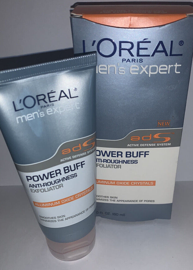 L'Oreal Mens Expert Power Buff Anti-Roughness Exfoliator 2 oz