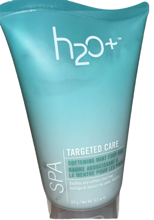 H2O + TARGETED CARE SOFTENING MINT FOOT RUB 4.2 OZ