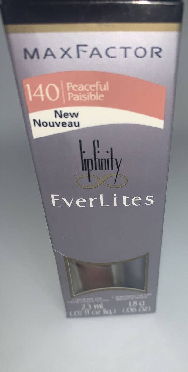 Max Factor Lipfinity EverLites Color base coat + moisturizing top coat #140