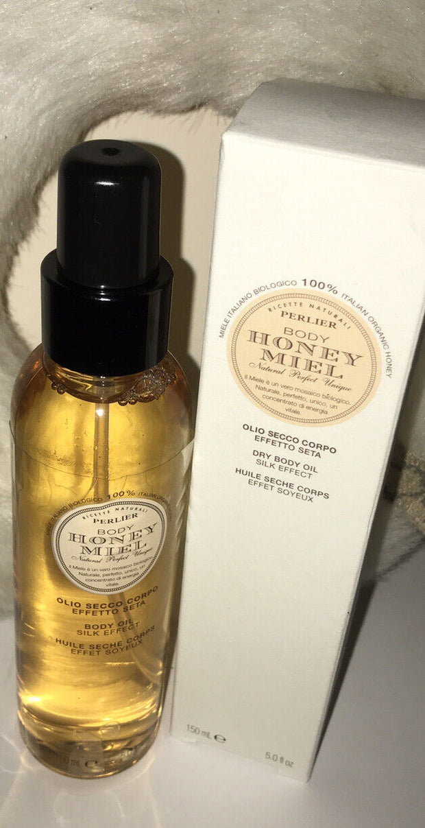 Perlier Dry Body Oil Silk Effect HONEY MIEL 5 oz 150 ml NIB