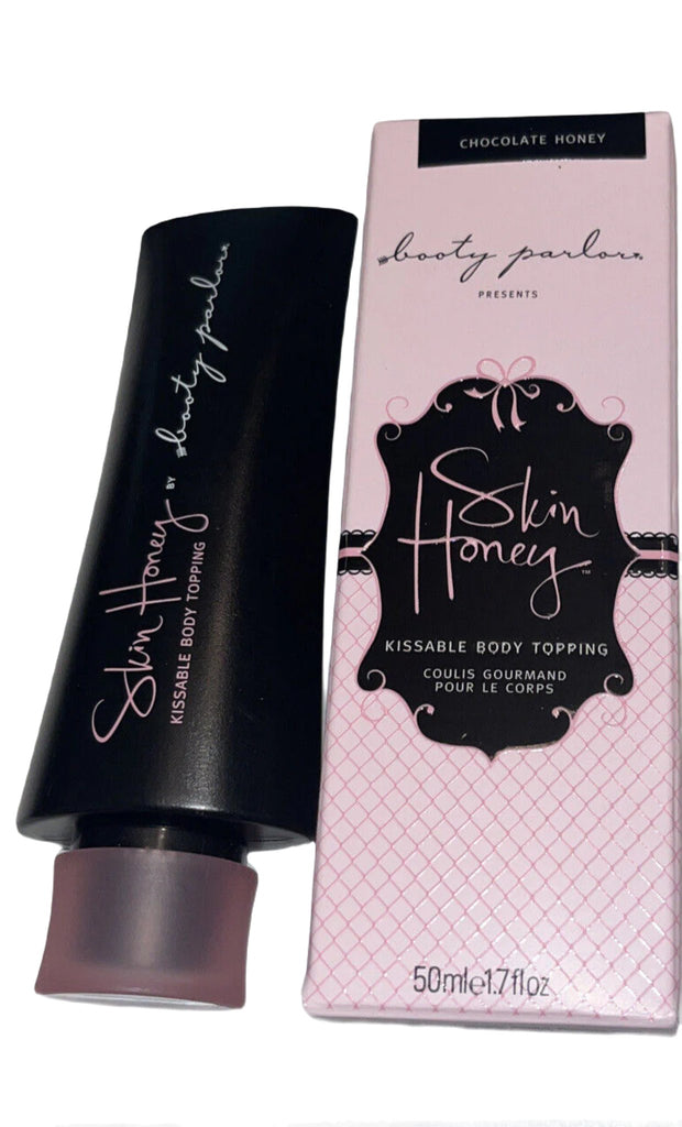 Booty Parlor Skin Honey Kissable Body Topping-Chocolate Honey -1.7 oz-NIB