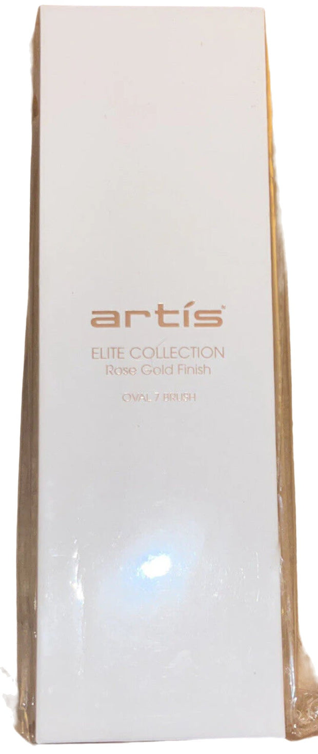 Artis Elite Collection Rose Gold Finish Oval 7 Brush