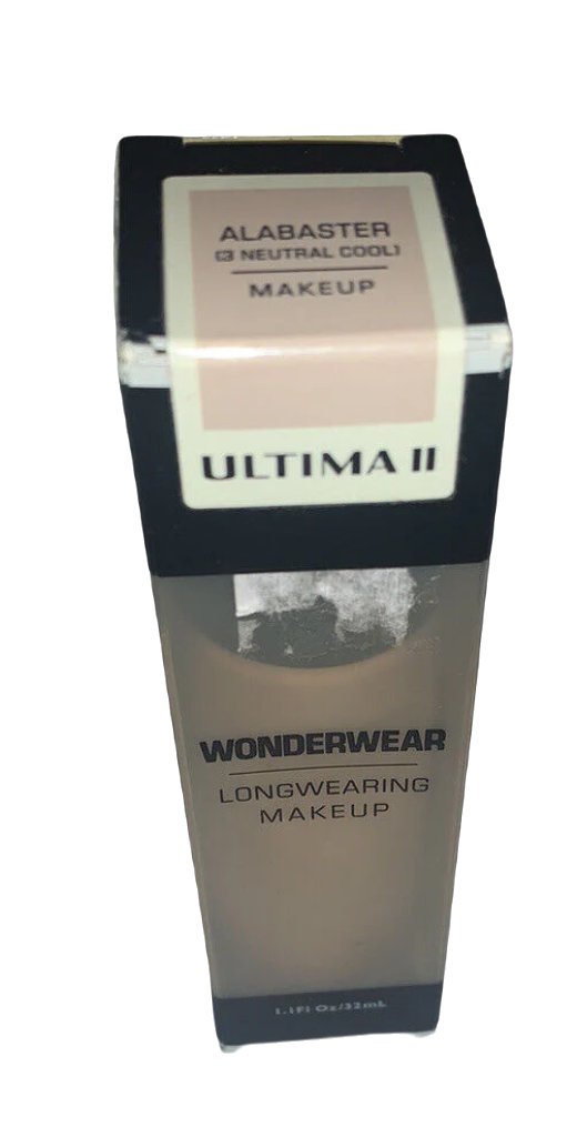 Ultima II Wonderwear Longwearing Makeup Foundation 1.1 oz  Alabaster