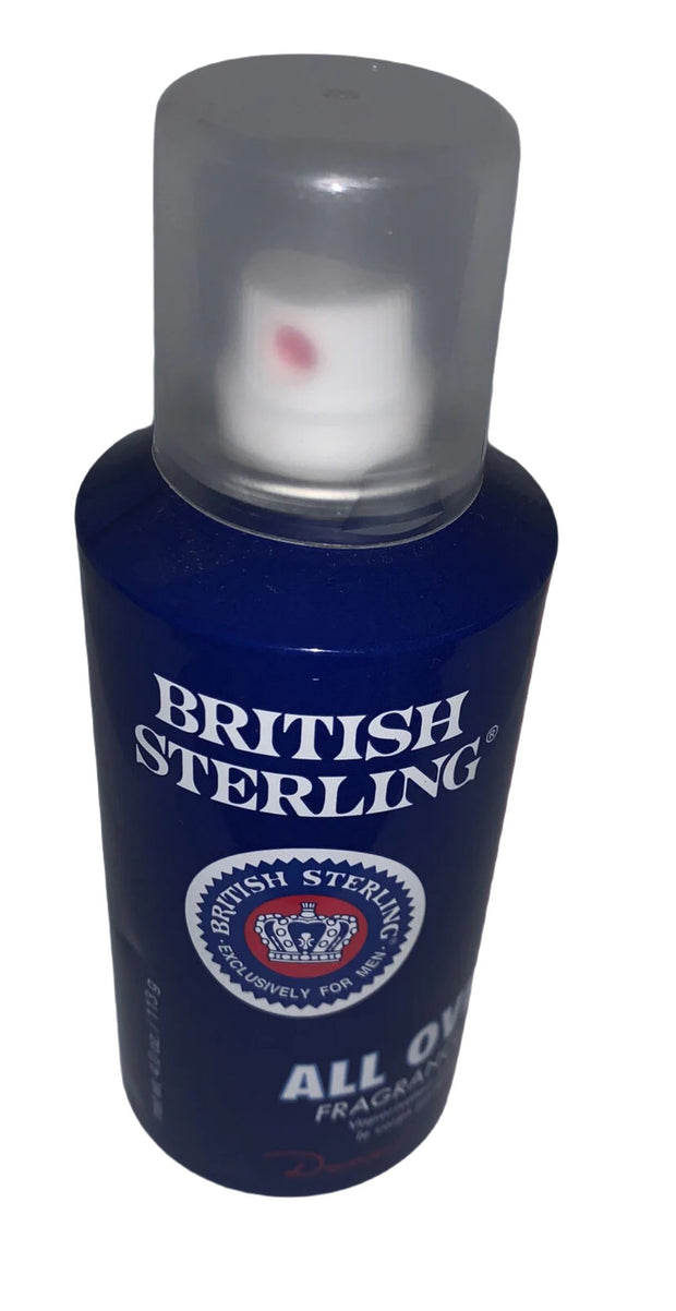 Vintage British Sterling All Over Fragrance Body Spray By  Dana 4 Oz