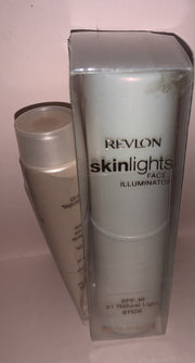 Revlon Skinlights Face Illuminator #01 Natural Light Stick With BONUS Lotion