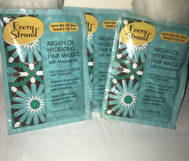 x3 Every Strand Argan Oil with Macadamia Hydrating Hair Masque 1.75oz each