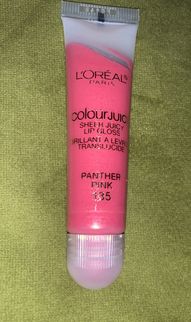 L'Oreal Colour Juice Sheer Juicy Lip Gloss PANTHER PINK #135 NEW