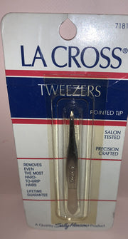 La Cross by Sally Hansen Point Tip Tweezers # 71814 NEW AND SEALED.