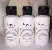 3 Philosophy HOPE IN A JAR For Body BODY LOTION 4 oz ea - NEW