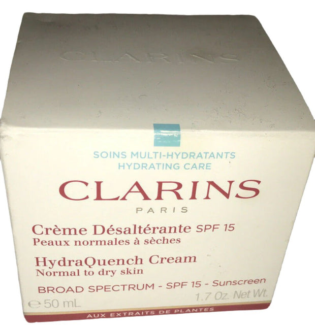 Clarins HydraQuench Cream For Normal To Dry Skin - Size 50mL / 1.7 Oz NIB