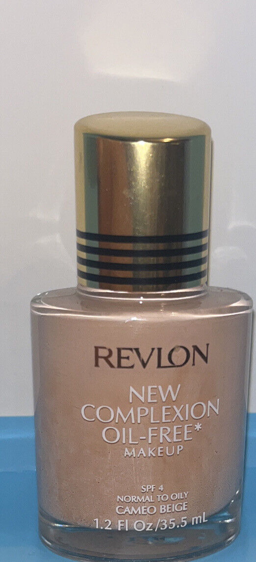 REVLON New Complexion Oil Free Liquid Makeup Normal To Oily Cameo Beige 1.02 Oz