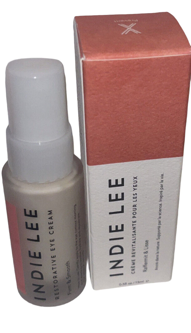 Indie Lee restorative eye cream Full Size 0.5 Oz