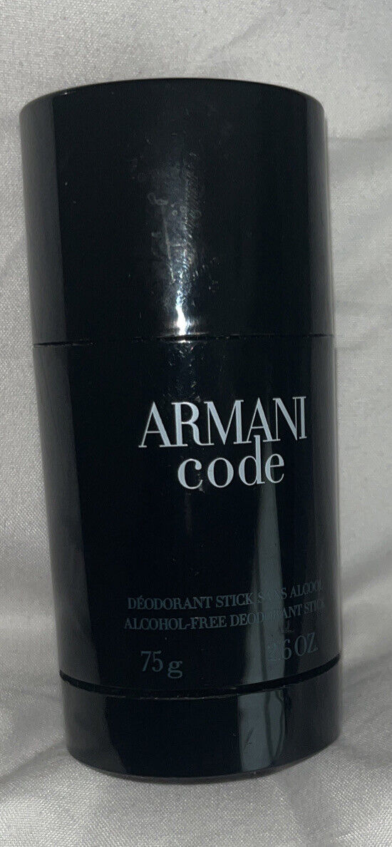 ARMANI CODE Giorgio Armani 2.6 Oz 75 G. Alcohol Free Deodorant Stick For Men NEW