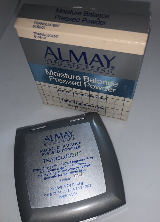 ALMAY Moisture Balance Pressed Powder Translucent New In Box