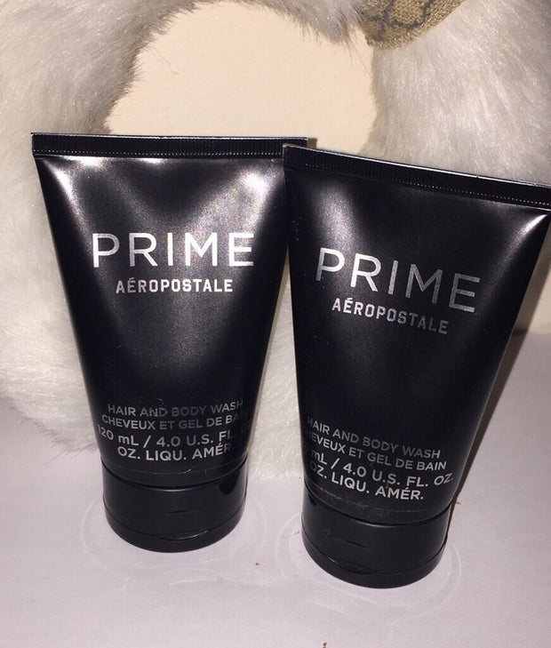 (x2) Aeropostale Prime hair and body wash for men 4 oz