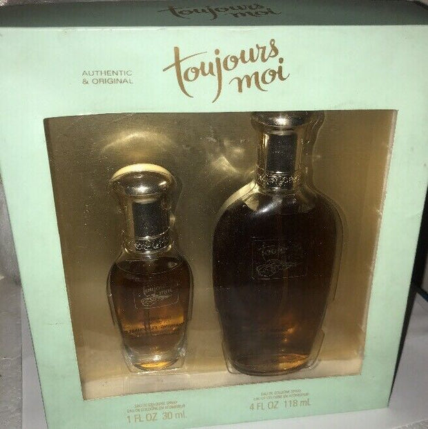 Toujours Moi Gift Set By Dana Eau De Cologne Spray 4 Oz & Cologne Spray 1 Oz NIB