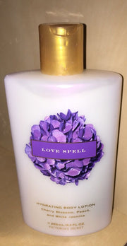 (x2) Victoria's Secret ~Love Spell ~ 8.4 oz Hydrating Body Lotion ~NEW