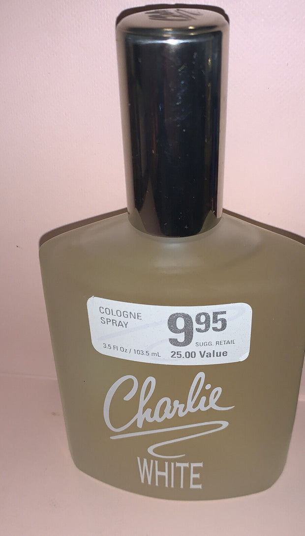 Charlie White by Revlon  Cologne Spray 3.5  fl oz  unboxed