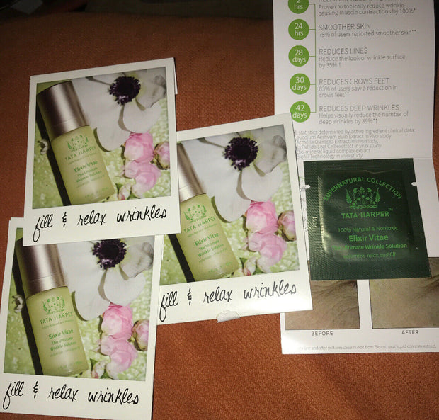 4x Tata Harper Elixir Vitae The Ultimate Wrinkle Solution Samples