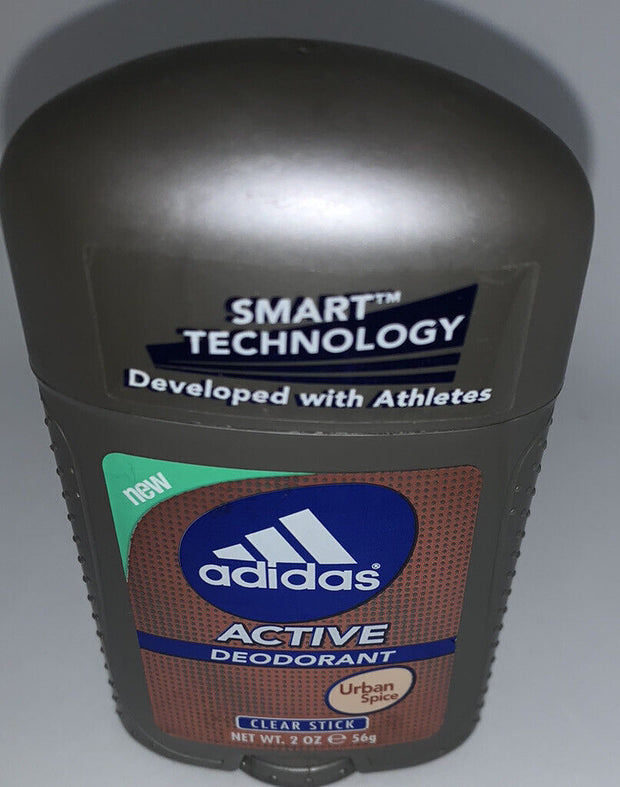 Adidas Active Deodorant Urban Spice Clear Stick by Adidas For Men 2 oz