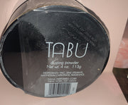 TABU DUSTING POWDER by DANA  4 OZ Sealed Powder  *Cracked Lid **