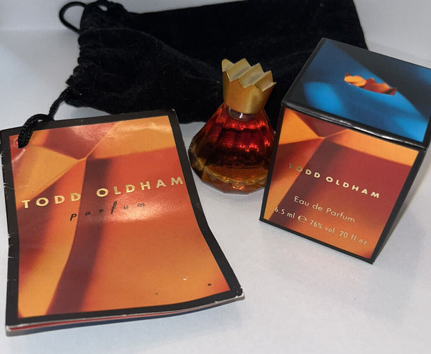 2X Todd Oldham Perfume for Women Eau de Parfum Mini Splash 0.2 oz - New in Box