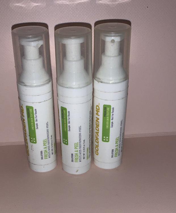 (x3)Goldfaden MD Fresh A Peel  0.16oz travel size