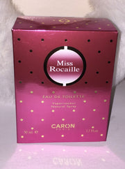 Miss Rocaille By Caron Eau De Toilette Coffret with Tee Shirt 1.7oz Spray ~NIB