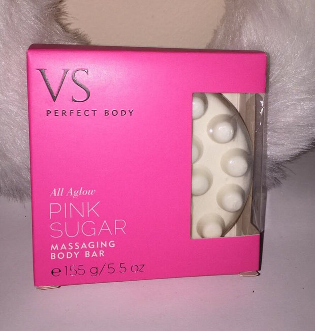 Victoria's Secret Perfect Body Pink Sugar Massaging Body Bar 5.5 oz~New In Box