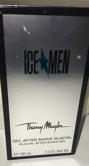 Thierry Mugler Ice Men Glacial After Shave Gel ~ 3.3 oz ~New In Box