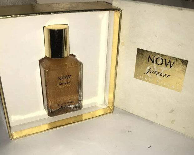 Joan Rivers Now & Forever Face & Body Shimmer - Gold -  1 oz - New - Rare