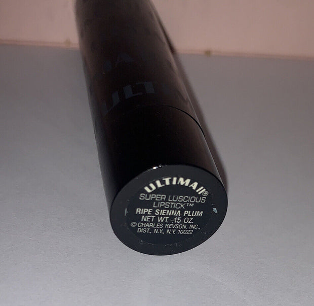 ULTIMA II Super Luscious Lipstick - RIPE SIENNA PLUM - RARE .