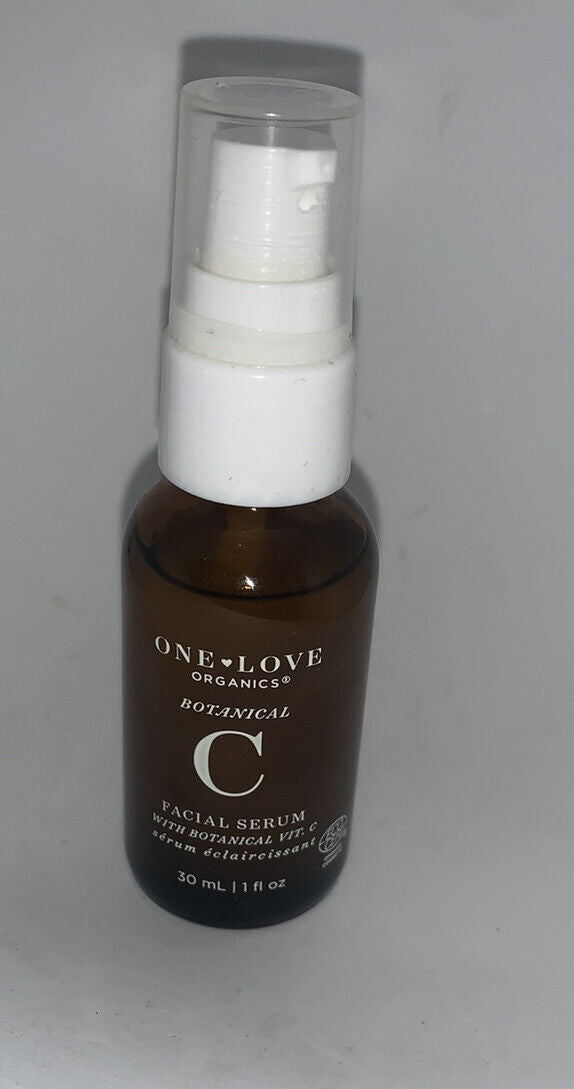 One Love Organics Vitamin C Facial Serum With Botanical Vitamin C 1 Oz BOXLESS