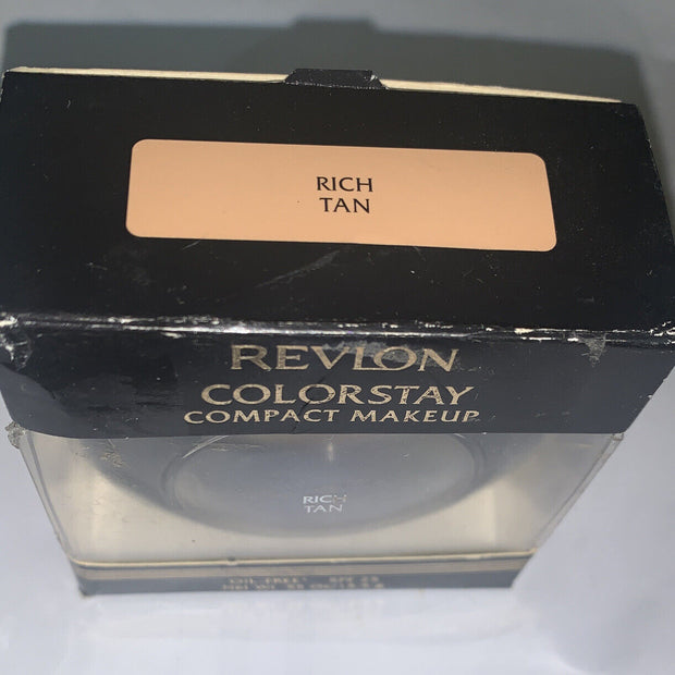 REVLON COLORSTAY COMPACT MAKEUP Rich Tan ~ Full Size 0.55 Oz