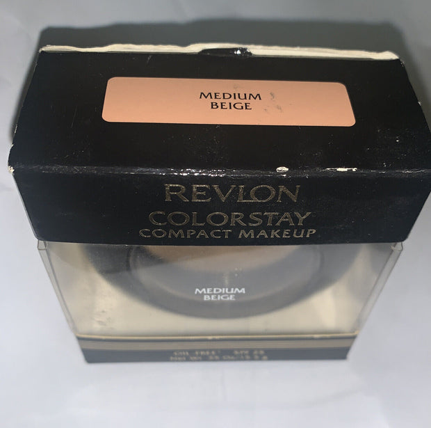 REVLON COLORSTAY COMPACT MAKEUP Medium Beige ~ Full Size 0.55 Oz