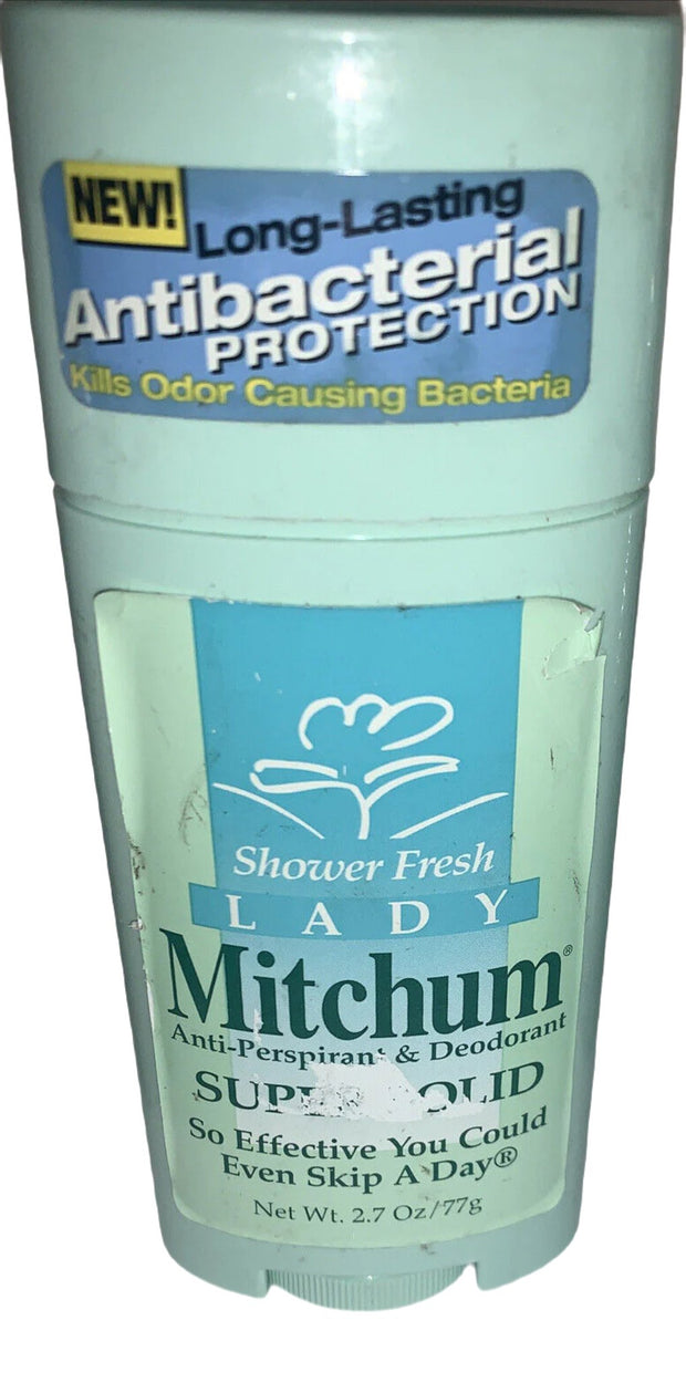 Lady Mitchum Super Solid Antiperspirant & Deodorant, Shower Fresh 2.7 Oz Vintage