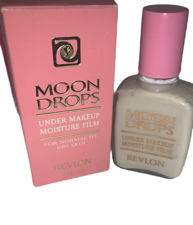 Vintage Revlon Moon Drops under makeup moisture film 3 fl oz HTF Discontinued